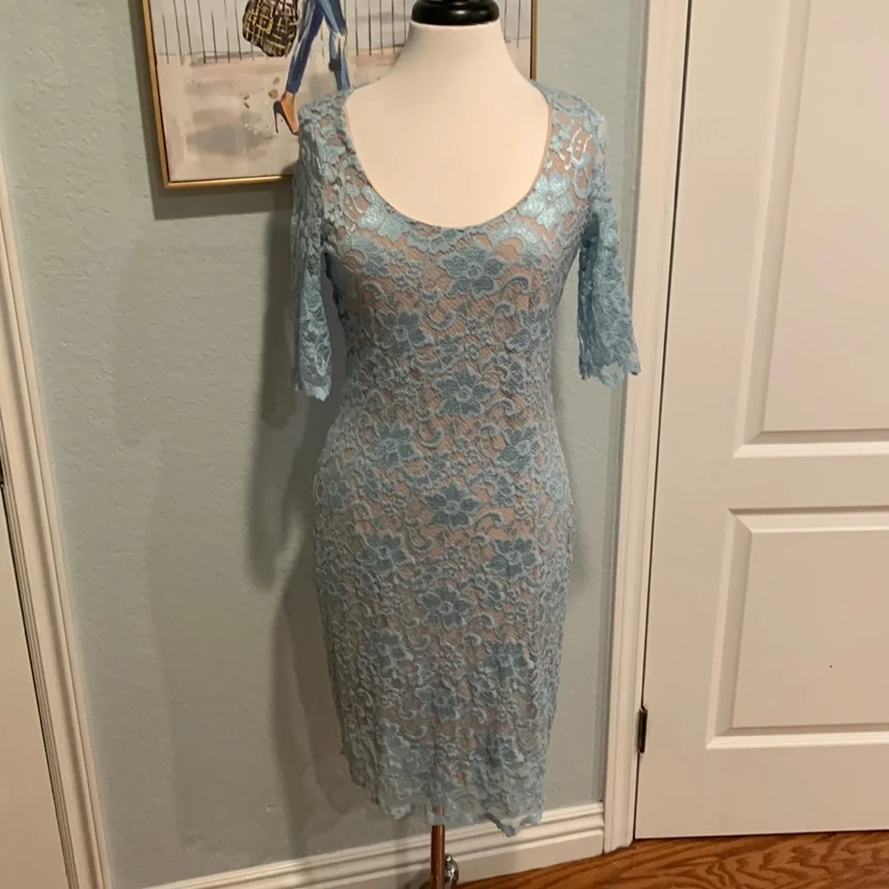 Belle Badgley Mischka Lace Cocktail Dress • Sz 12 • NWT! - Picture 13 of 14